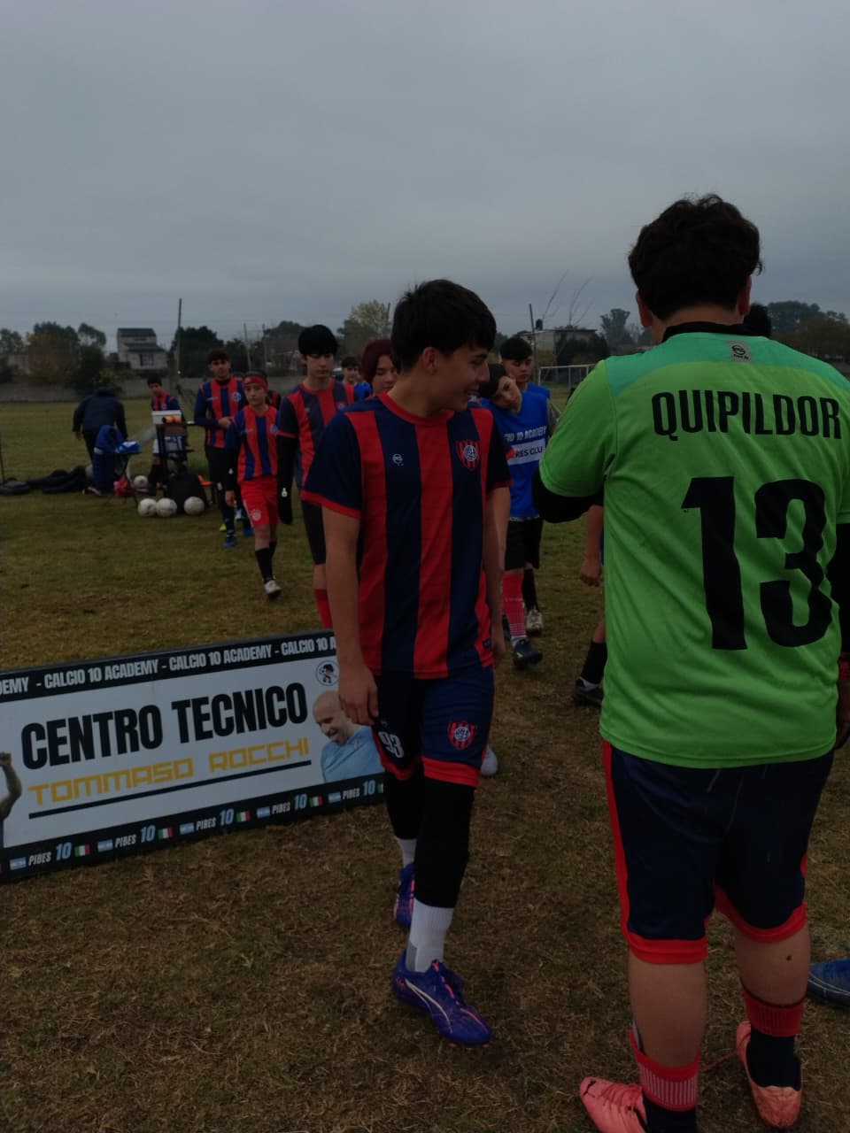 Práctica en cancha
