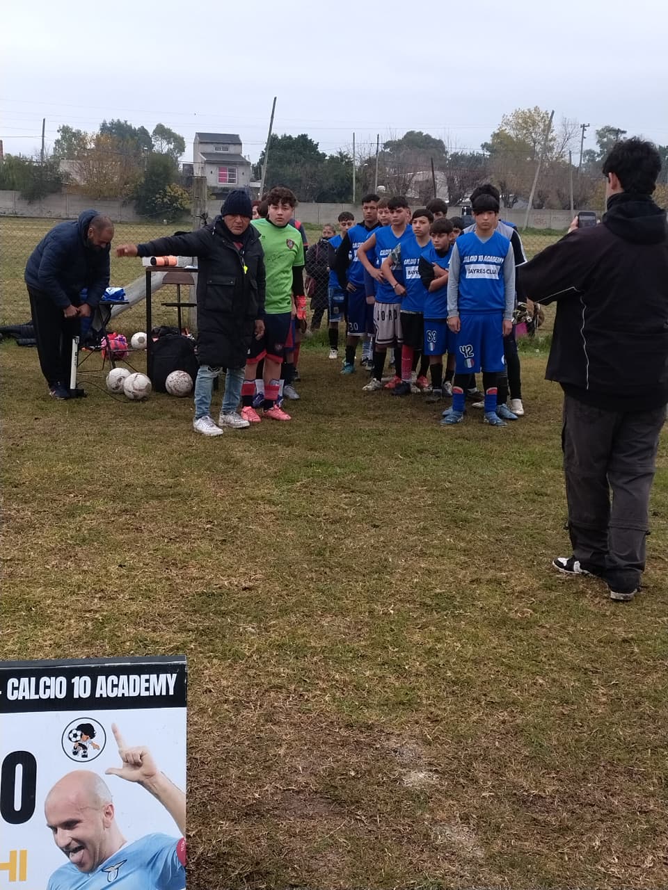 Jugadores en cancha