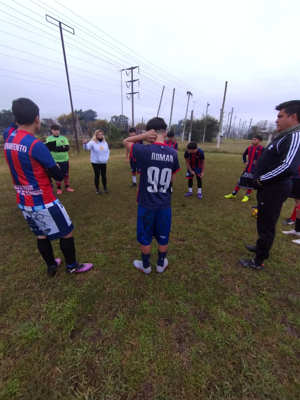 Charla técnica del entrenador